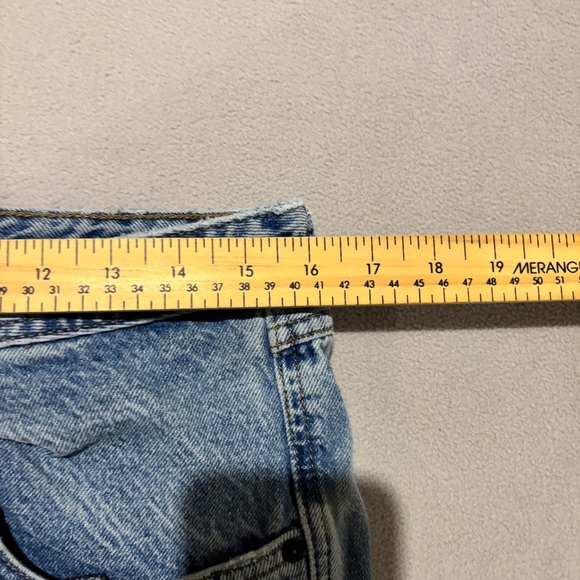 Empyre Jeans sz 32 32x29 Blue Light Wash Denim High Rise Skateboard Relaxed Fit - Picture 4 of 8